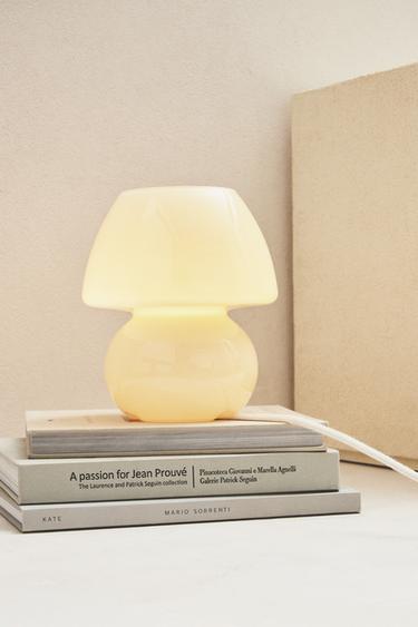 LAMPADA DA TAVOLO IN VETRO - Écru di Zara