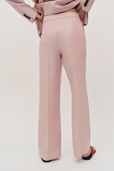 ENSEMBLE BLAZER ET PANTALON DROIT 100% LIN -  de Zara - Image 3