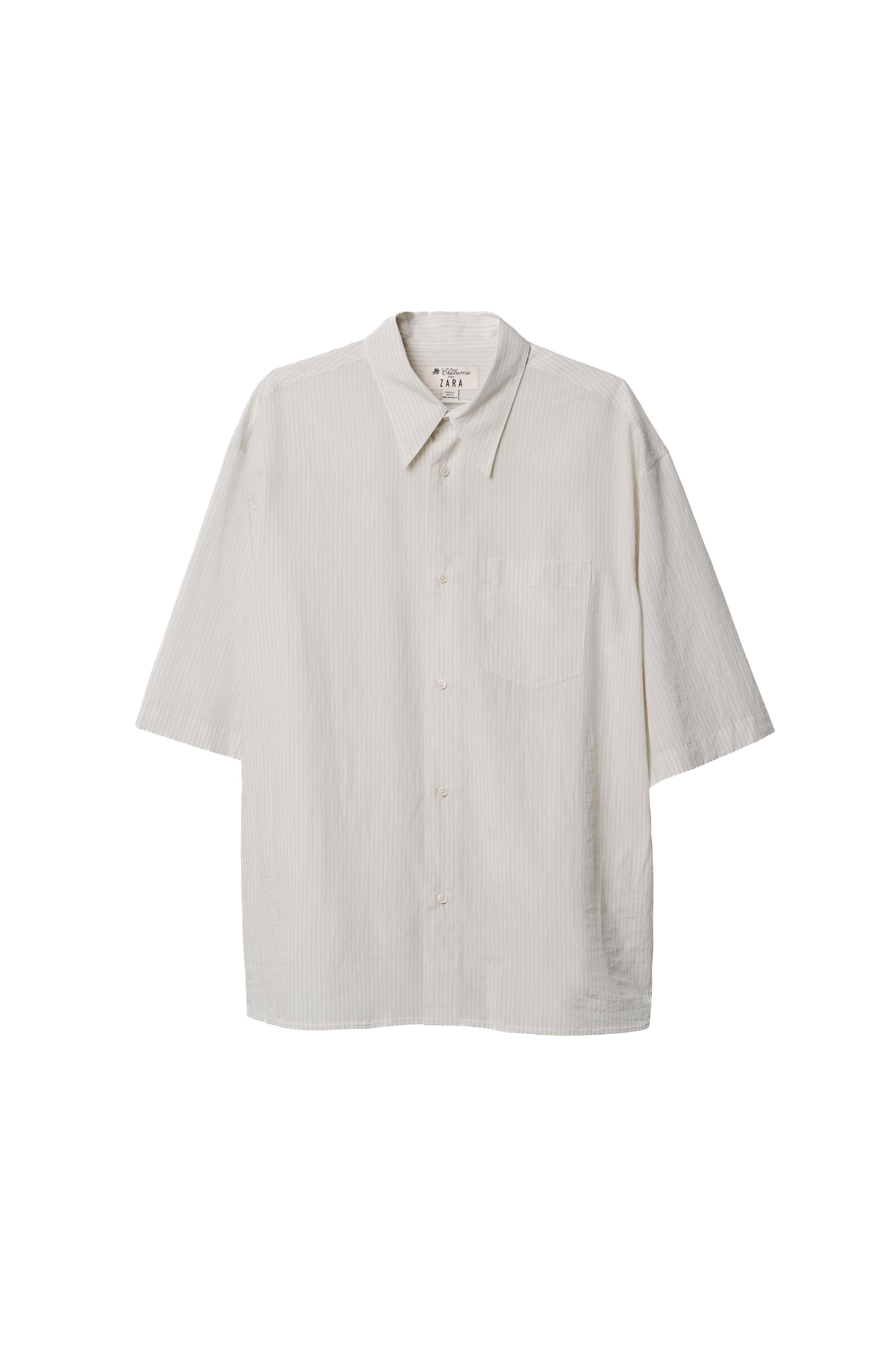 OVERSIZE FİT ÇİZGİLİ GÖMLEK WILLY CHAVARRIA X ZARA