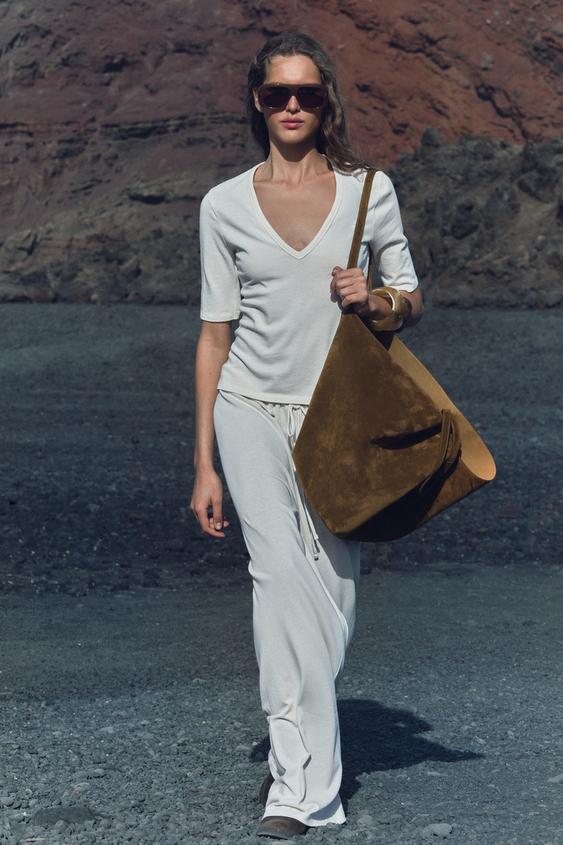 Image 1 of GINGHAM NARROW TROUSERS from Zara  Trousers women, Pants for  women, Fancy attire