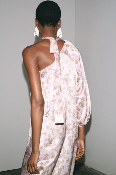 LIMITED EDITION 100% SILK ASYMMETRIC DRESS - 025 by Zara - Image 7