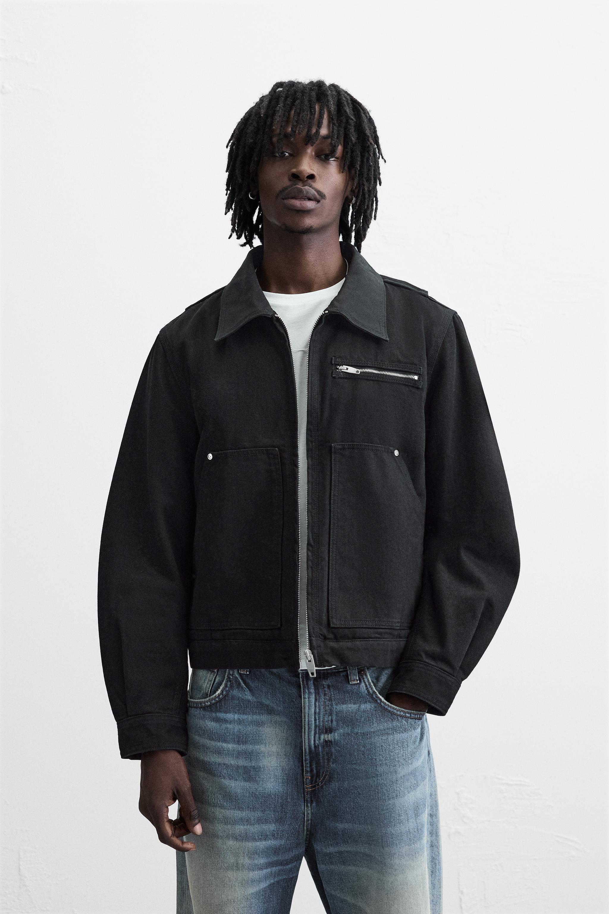 Denim jacket mens zara online