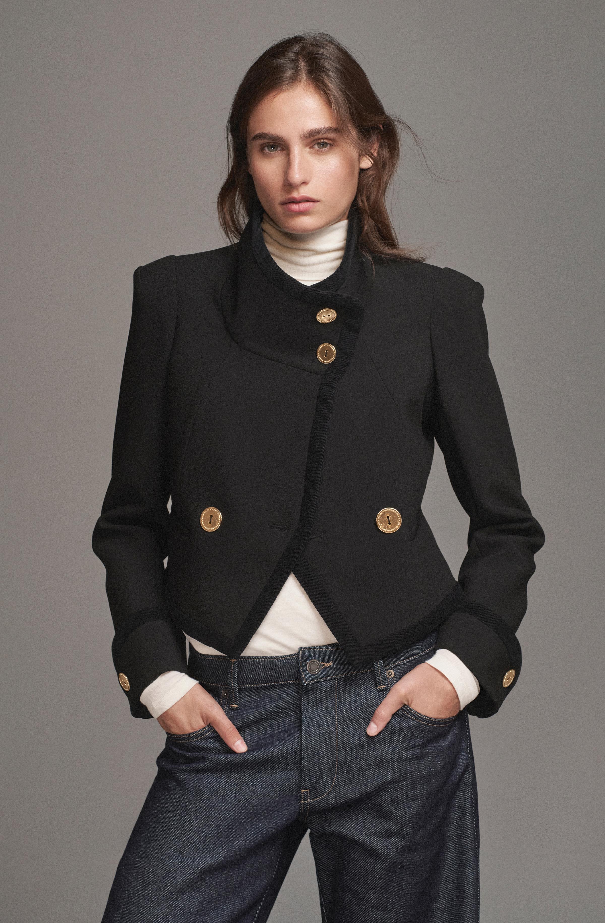 DÜĞMELİ KISA CEKET - THE ITEM ZARA WOMAN