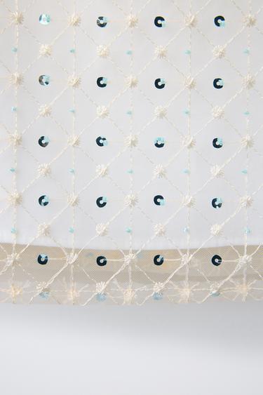 TOP SEQUINS - Blanc de Zara - Image 3