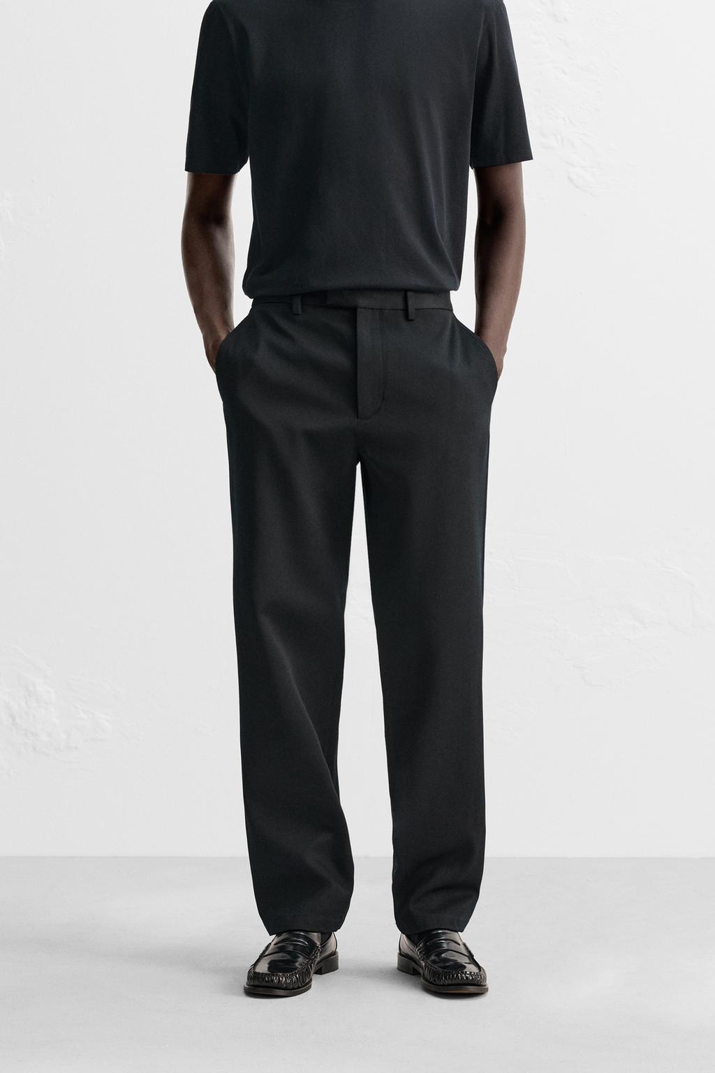 COTTON - WOOL TROUSERS
