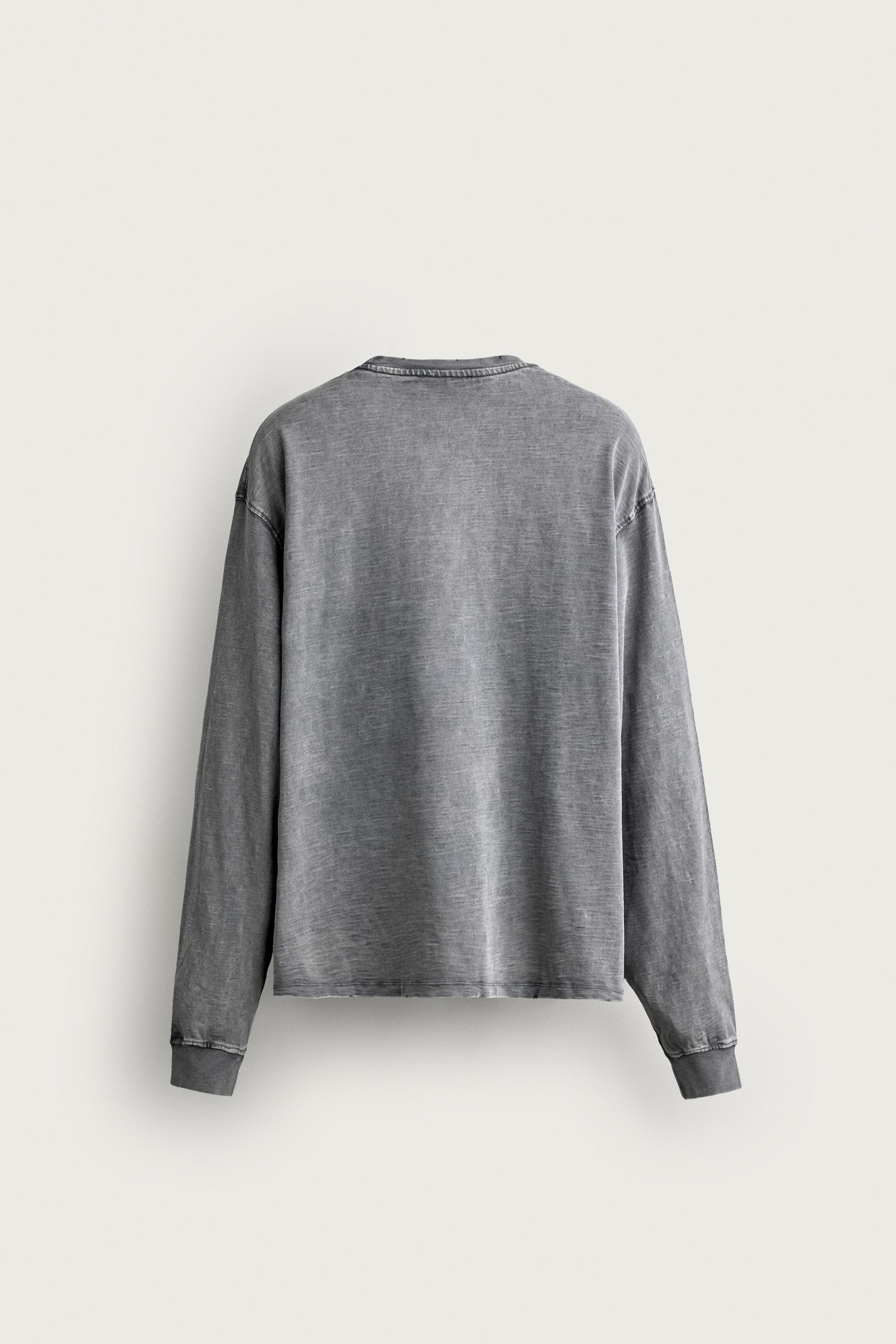 WASHED SLUB RELAXED FIT T-SHIRT - thumbnail 10