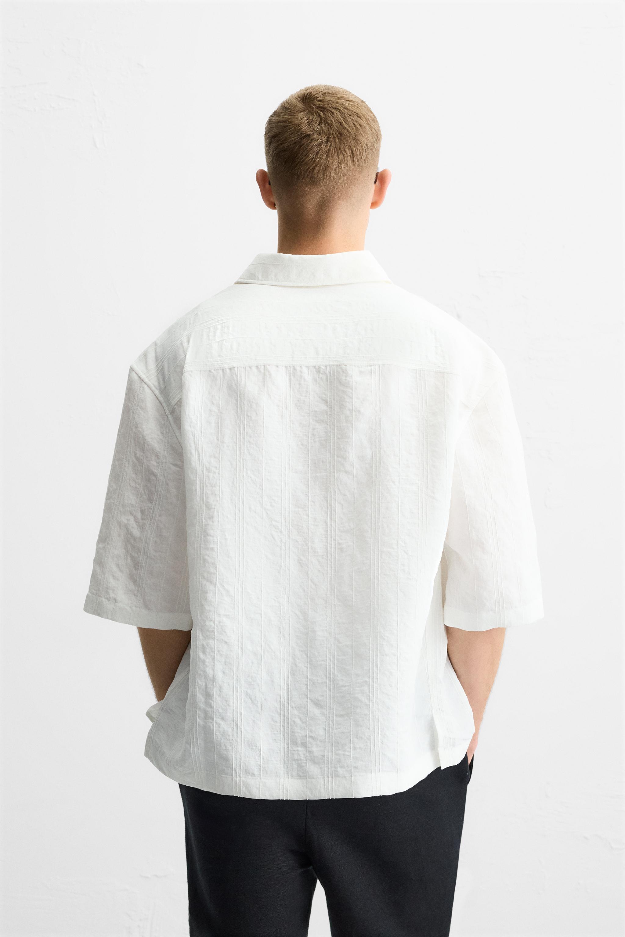 STRIPED JACQUARD SHIRT