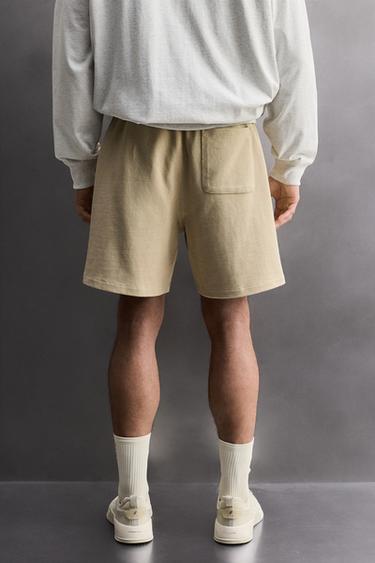 SHORT DE JOGGING HEAVYWEIGHT 9" - Sable de Zara - Image 2