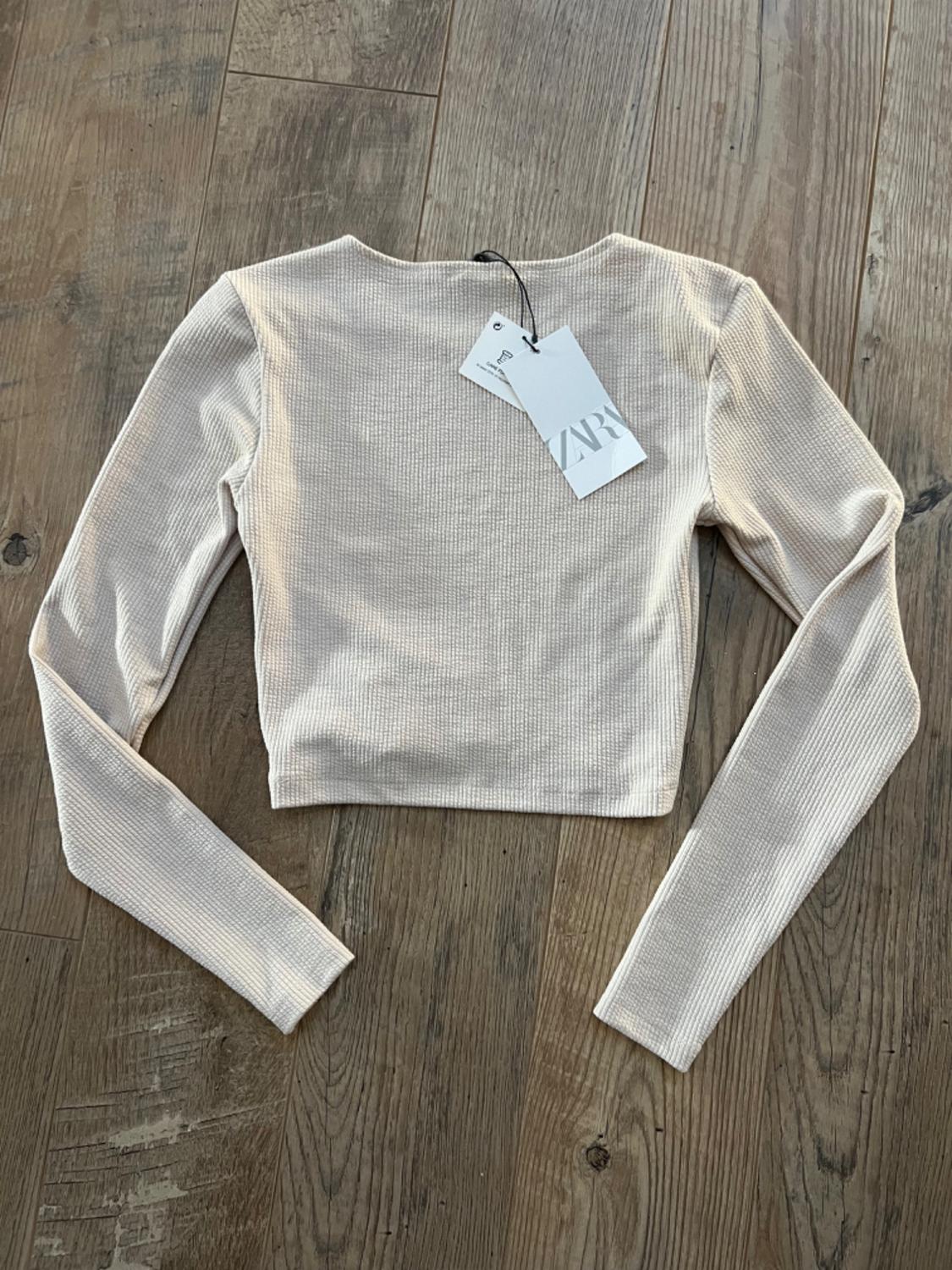 CROPPED STRETCH LONG SLEEVE TOP - Image 4