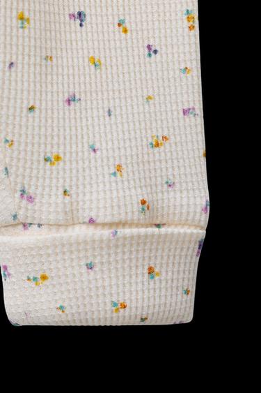 PACK BODY Y LEGGING ESTAMPADO FLORES - Crudo de Zara