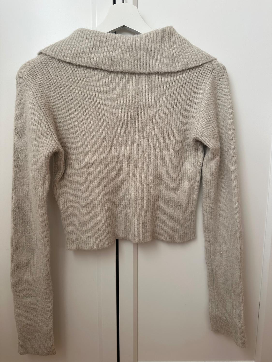 CROPPED SWEATSHIRT WITH ZIP - Image 4