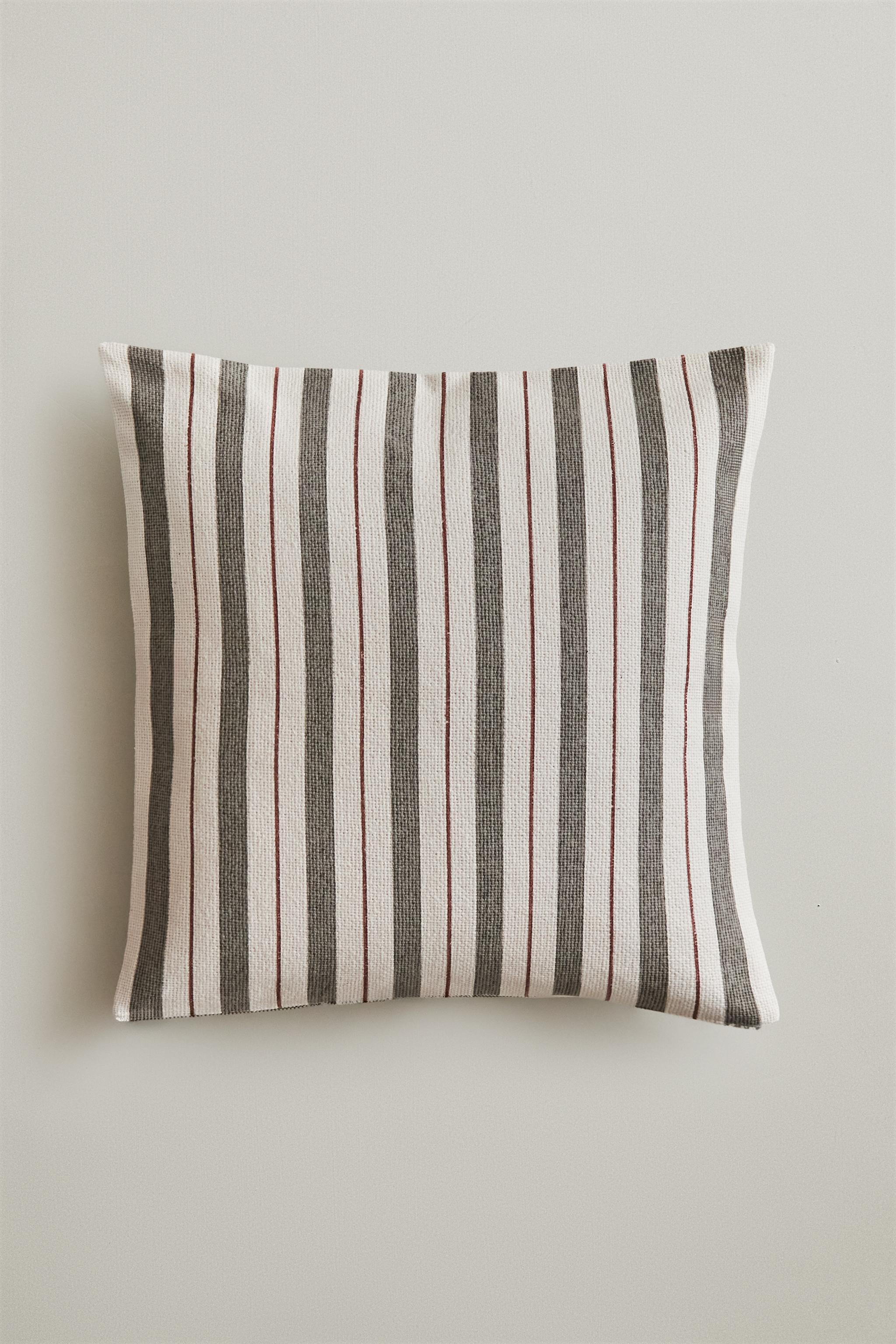 HOUSSE DE COUSSIN RAYURES