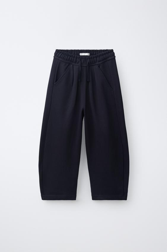 BAGGY PLUSH TROUSERS - Dark navy de Zara - Imagen 0