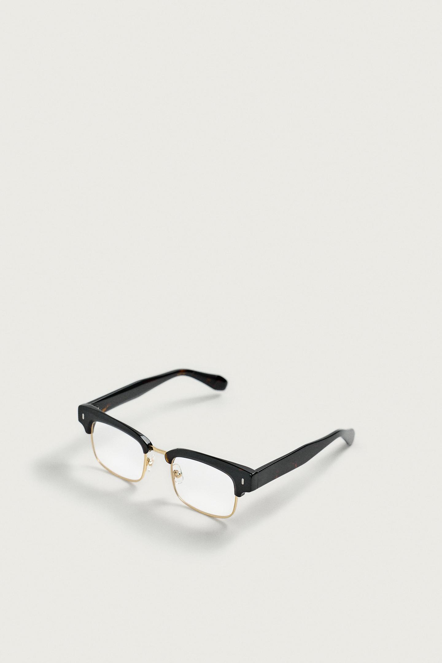 Zara Combination Acetate Glasses, цвет: Чёрный — фото 5