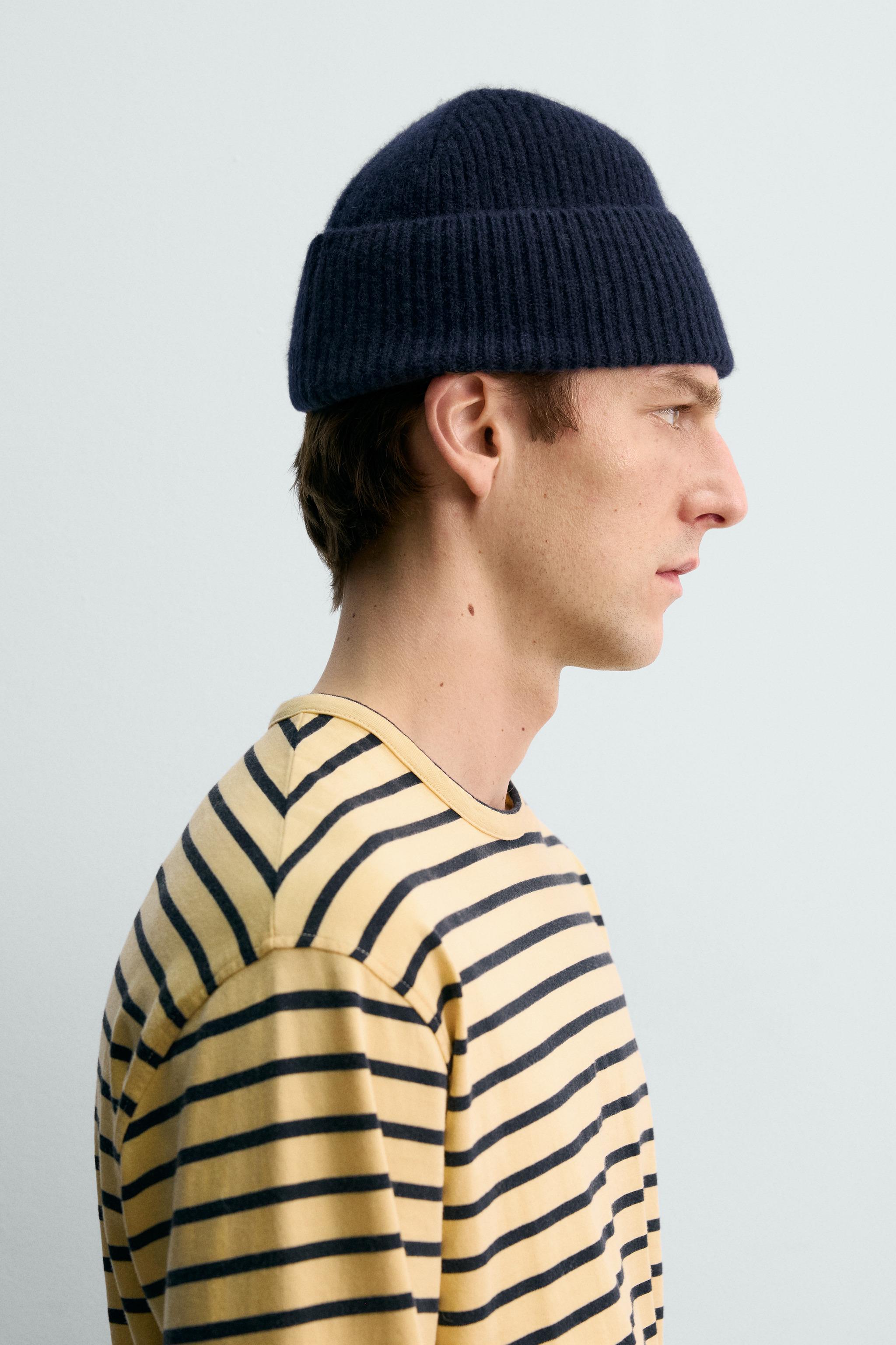 BONNET BEANIE 100% CACHEMIRE AARON LEVINE X ZARA