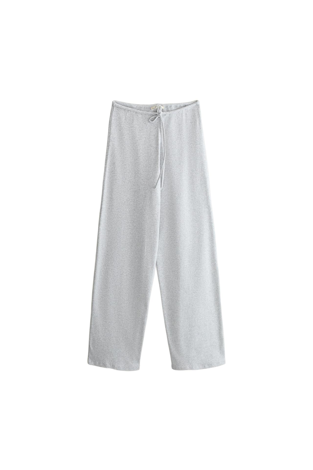 RIBBED COTTON TROUSERS