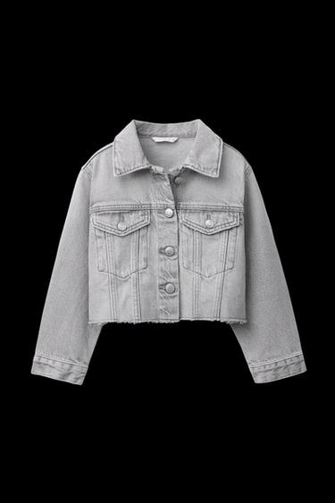 CROPPED-JEANSJACKE - Grau von Zara - Bild 0