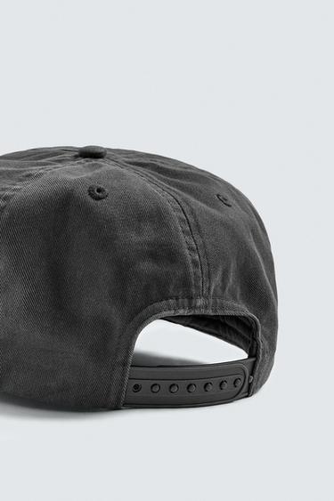 WASHED CORD CAP - Petrol blue by Zara - Image 6