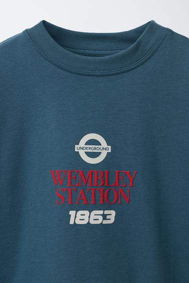 UNDERGROUND LONDON © PRINTED T-SHIRT - Blue by Zara - Image 2