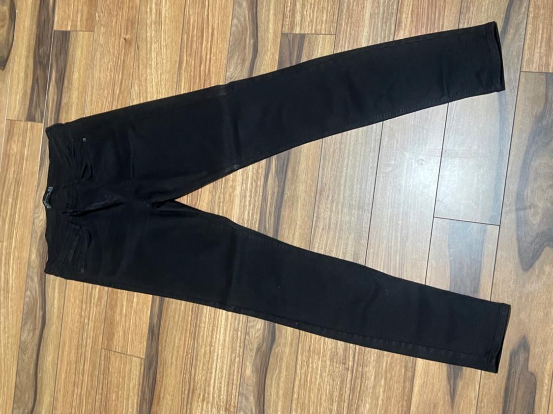 BLACK SKINNY STRETCH SKINNY PANTS - Image 4