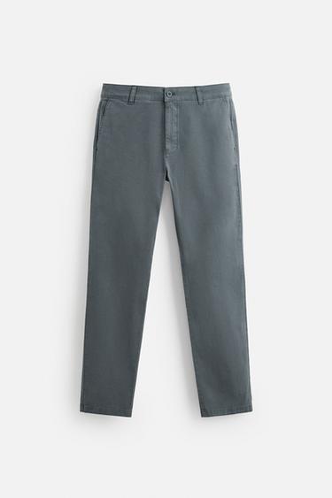 PANTALÓN CHINO SKINNY FIT - Gris medio de Zara