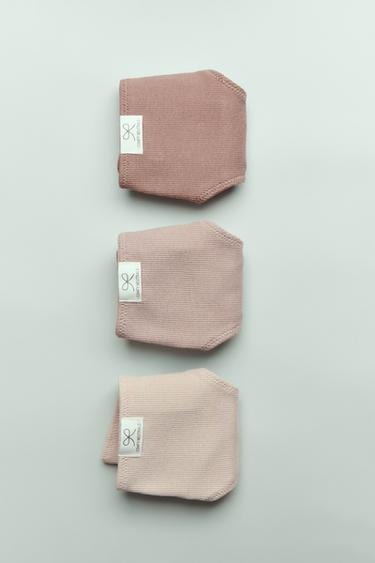 2-6 JAHRE/ 3ER-PACK RIB-SLIPS MIT ETIKETT - Hellrosa  von Zara