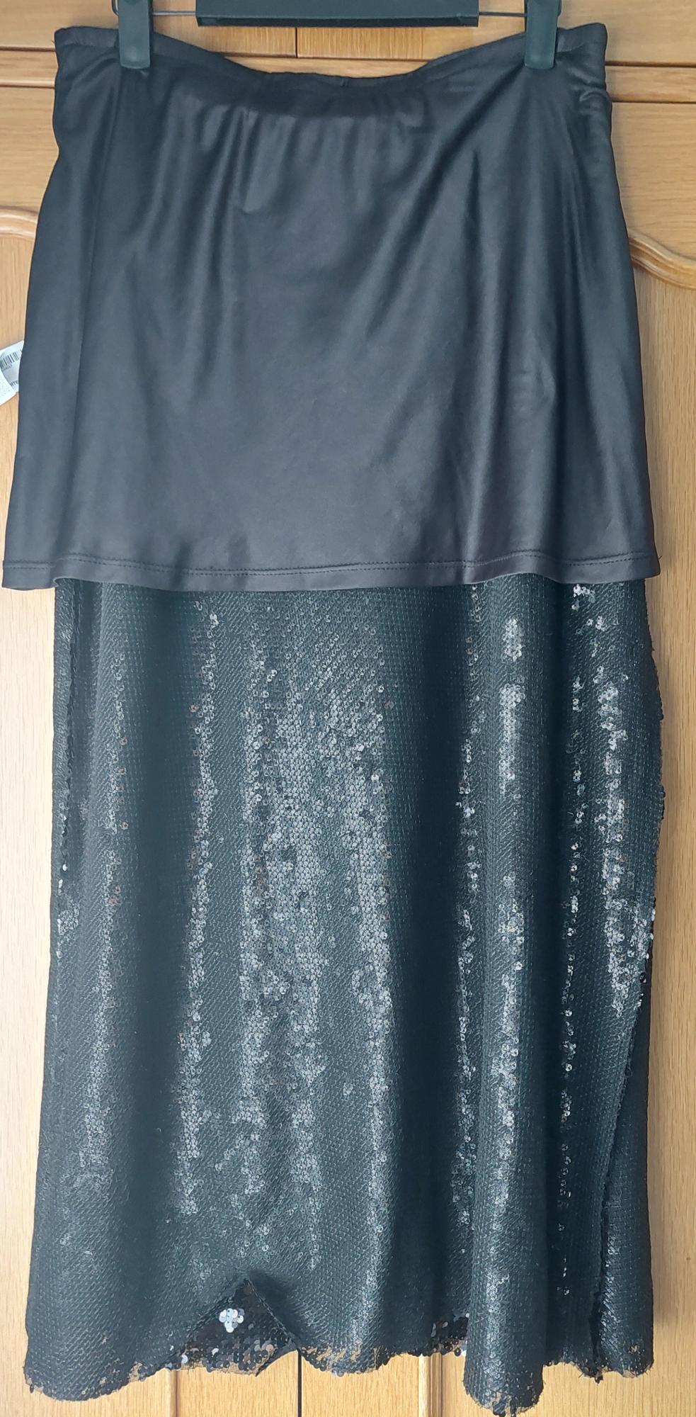 SEQUINNED MIDI SKIRT - Image 4