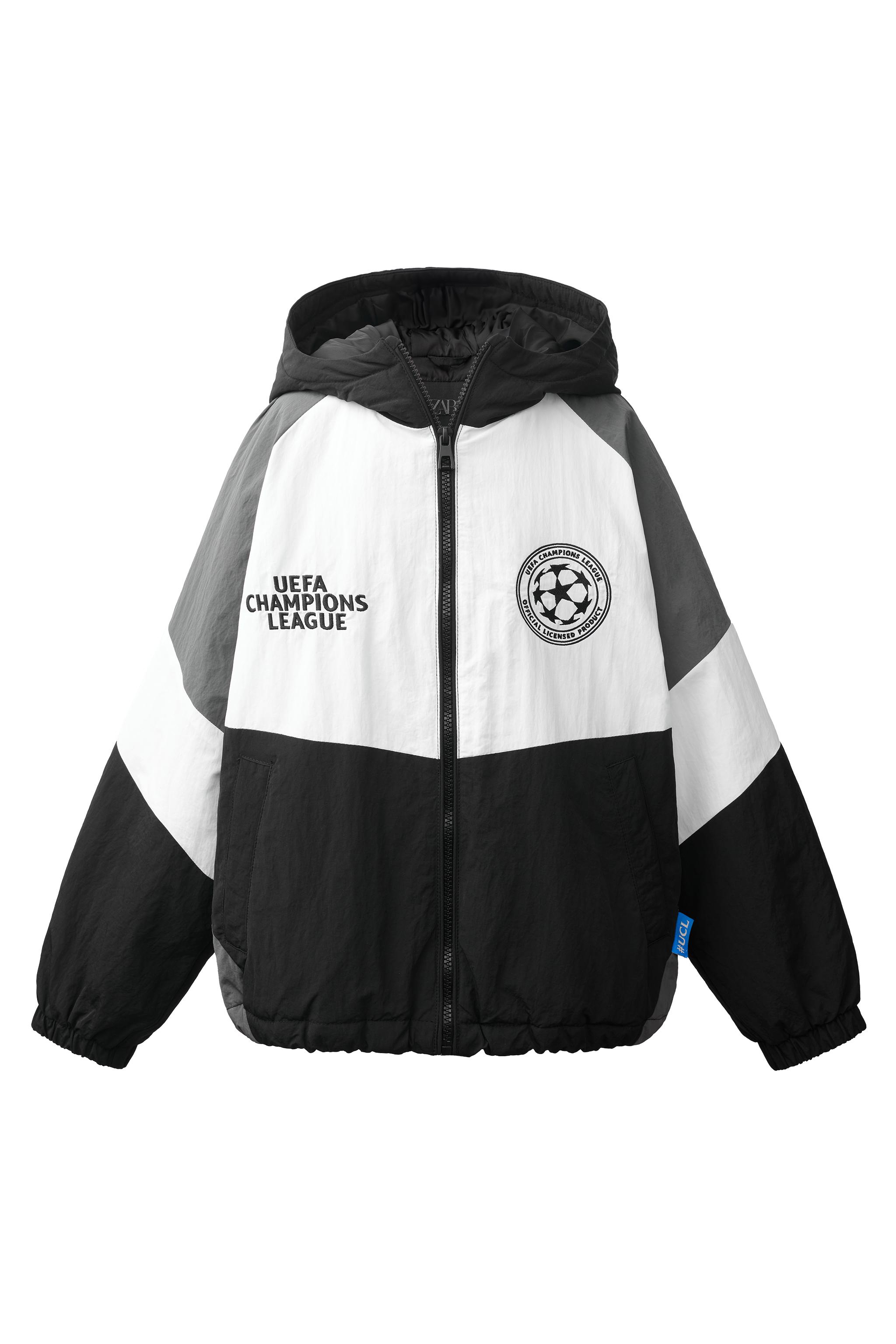 UEFA CHAMPIONS LEAGUE ® COLORBLOCK JACKET - Black | ZARA United States