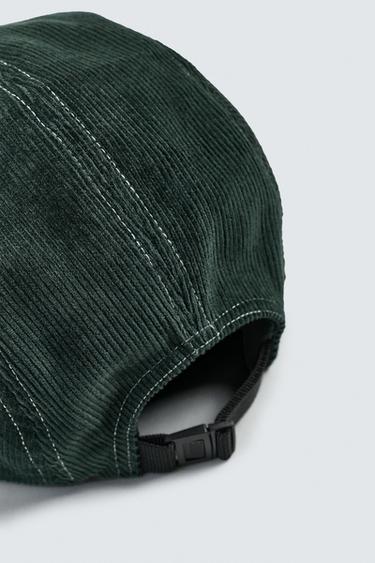 CORDUROY FLAT PEAK CAP FORD © - Green by Zara - Image 6