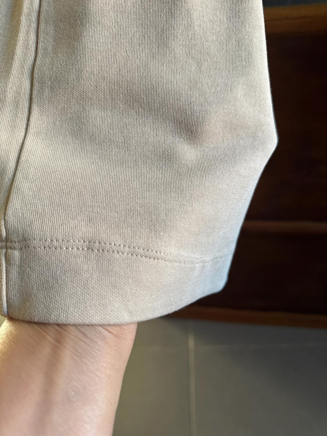 WASHED-EFFECT INTERLOCK TROUSERS - Image 4
