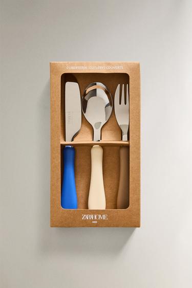 ENSEMBLE COUVERTS ENFANT MANCHE SILICONE - Multicolore de Zara - Image 3