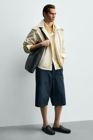 LEATHER TOTE BAG - Black by Zara - Image 0