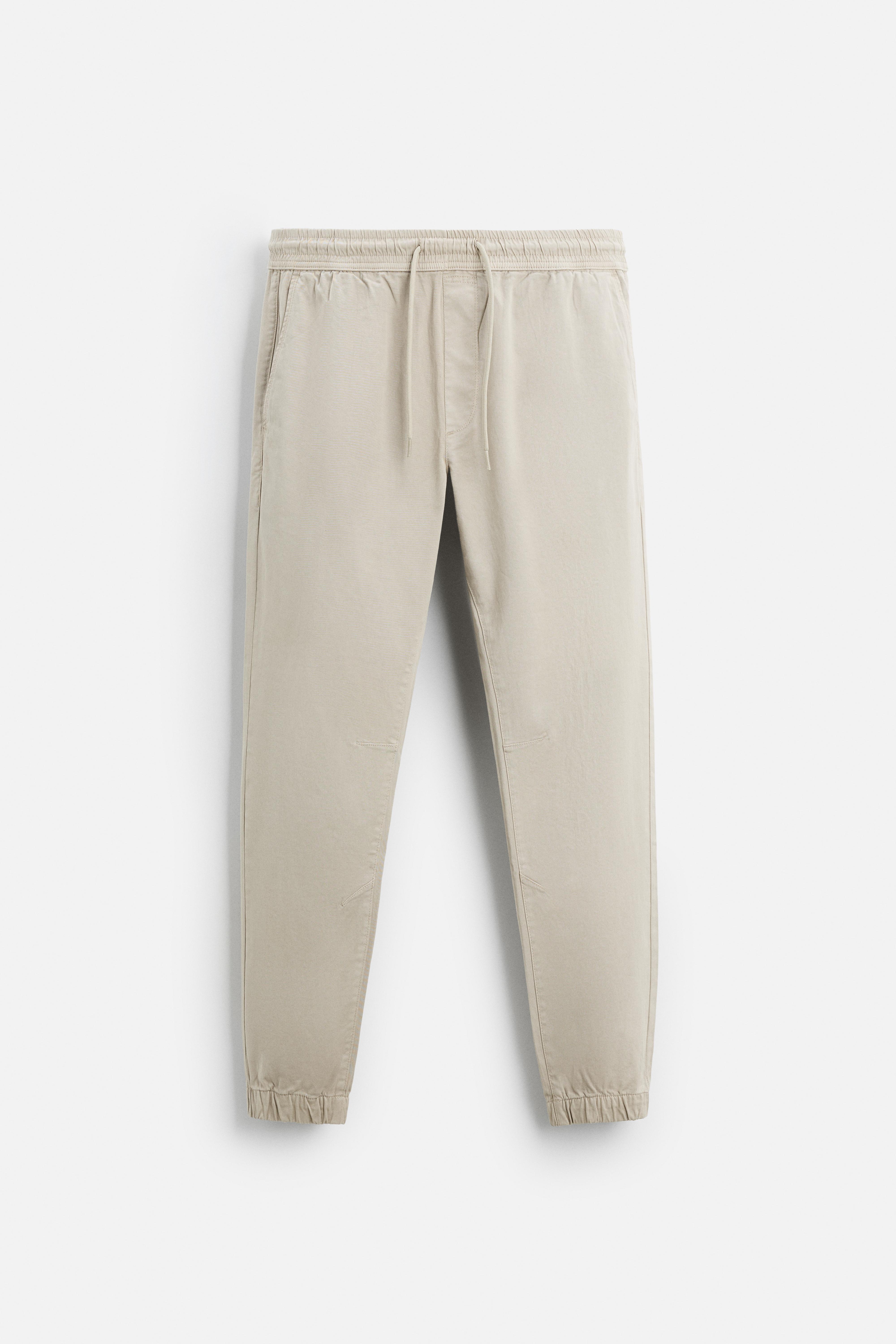 ★ドイツ発*ZARA*ジョガーウエストリラックスパンツ/LIGHT BEIGE ジョガーパンツ - レディース | ZARA 日本