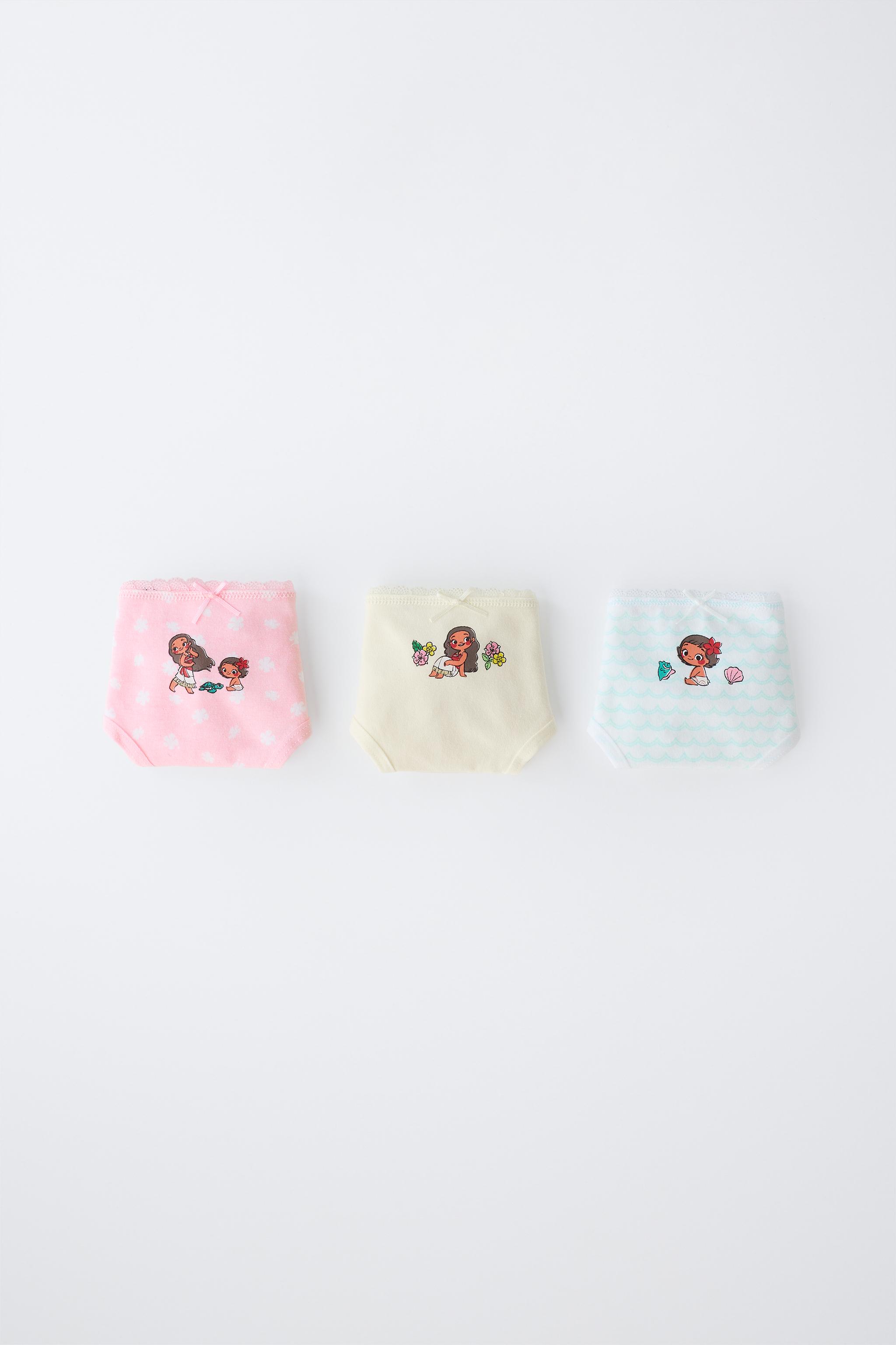 1 1/2-6 YEARS / THREE-PACK VAIANA © DISNEY UNDERWEAR — Multicolored