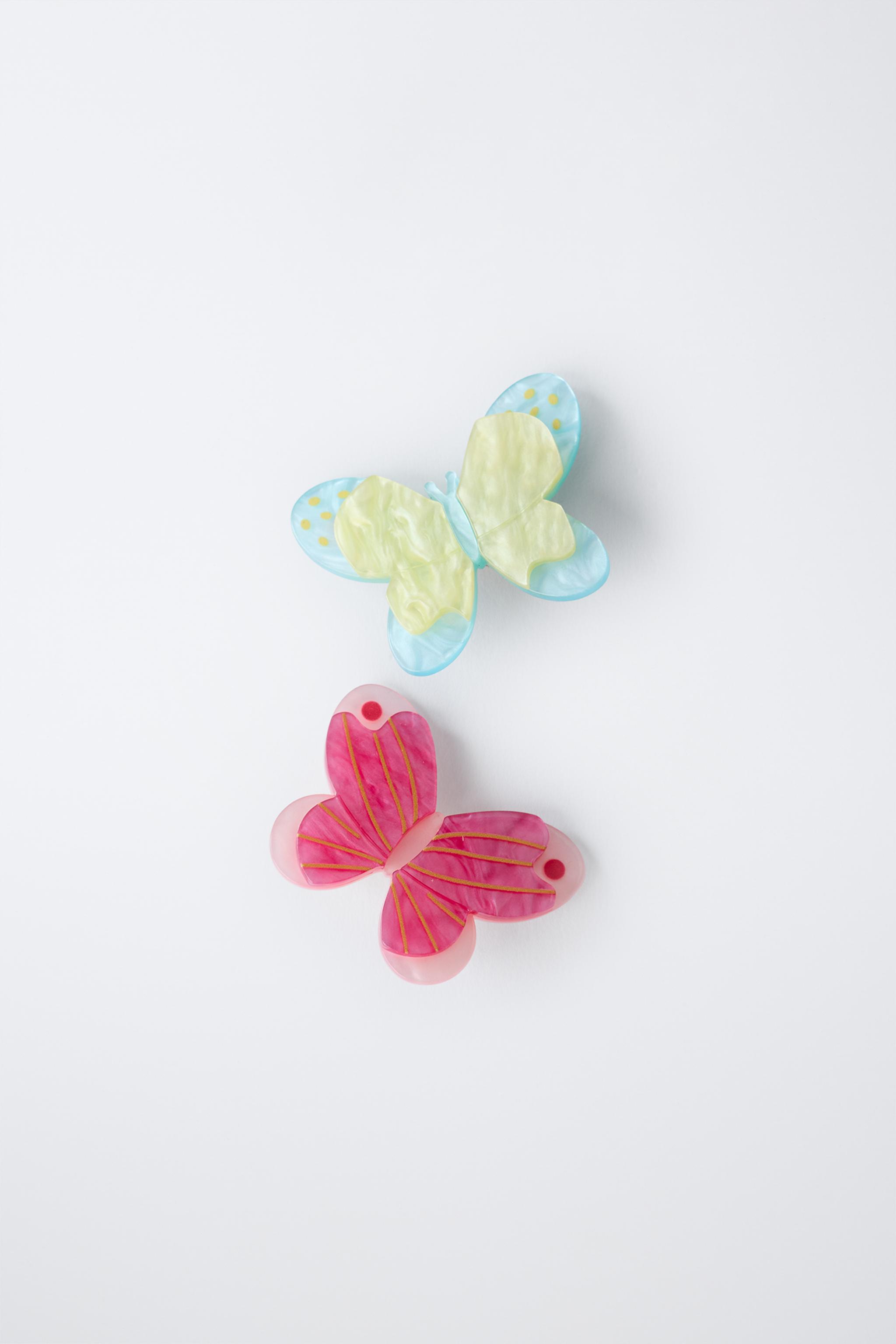 LOT DE DEUX PINCES PAPILLON