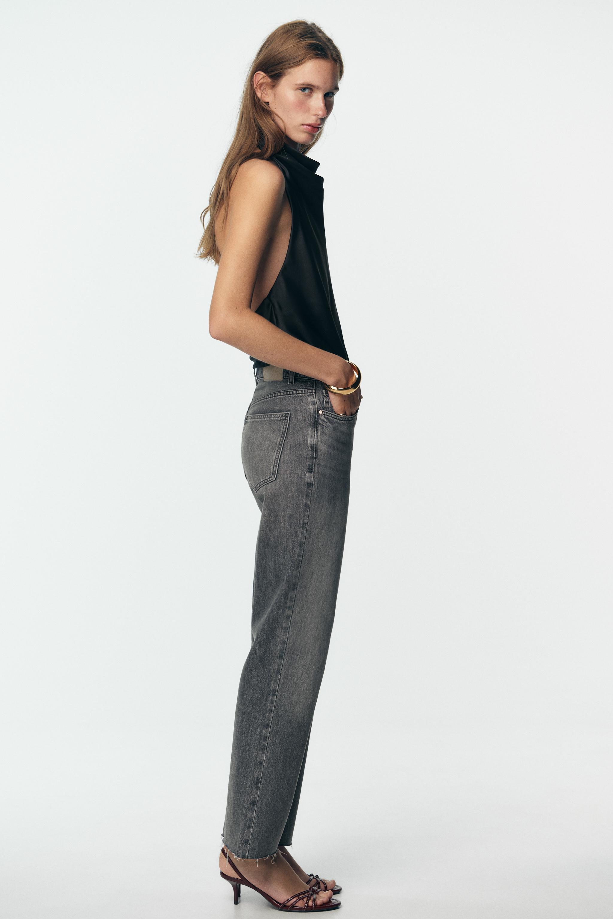 DŽINSAI „Z.02 STRAIGHT HIGH-WAIST ANKLE-LENGTH“ - Nebalintos