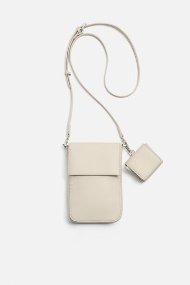 PLAIN CROSSBODY BAG - Bone White by Zara
