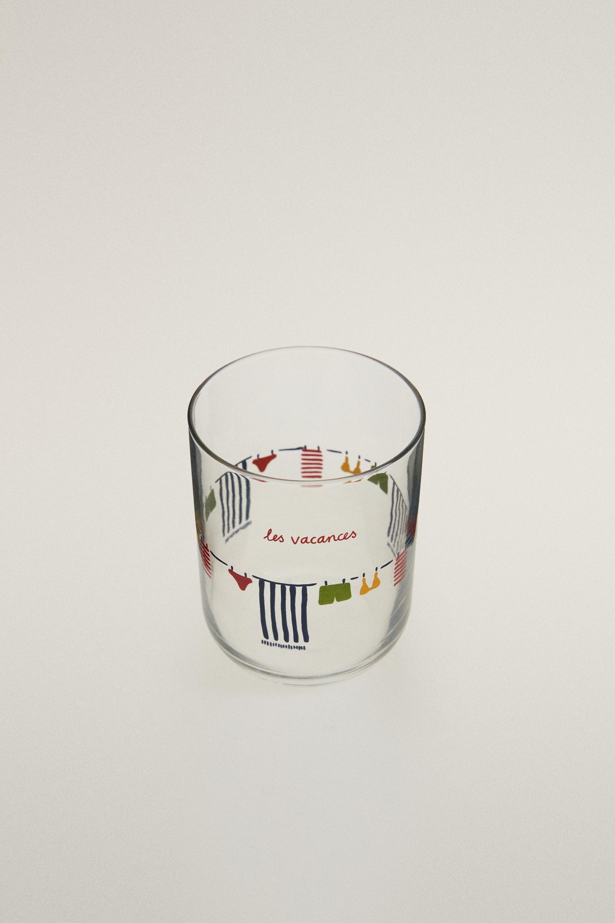 SUMMER GLASS TUMBLER | DIEGO NINE — Red