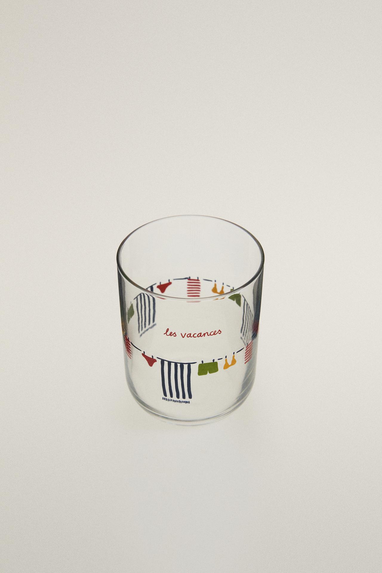 SUMMER GLASS TUMBLER | DIEGO NINE — Red