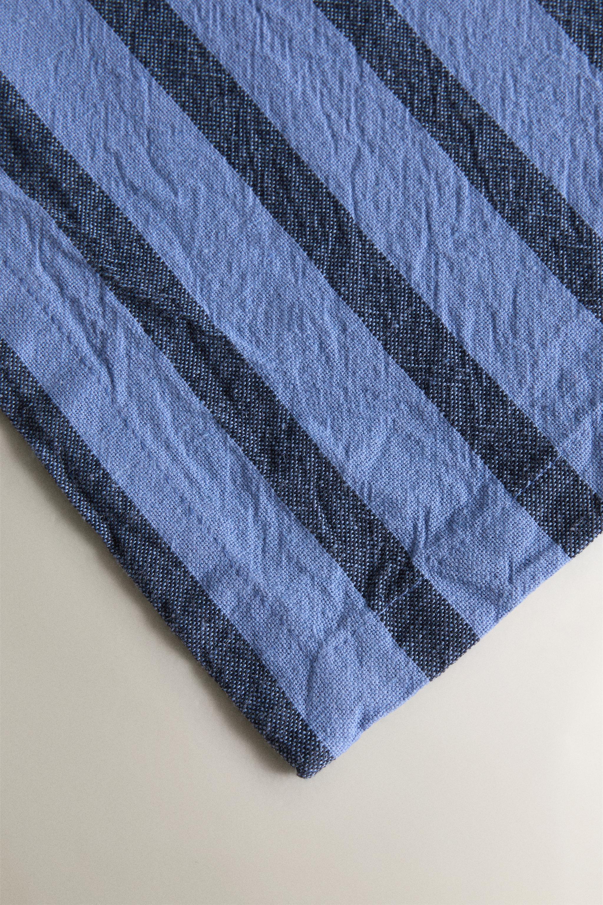 Zara YARN-DYED STRIPE TABLECLOTH — фото 3
