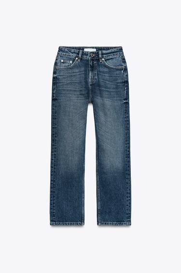 JEAN Z1975 SLIM FIT TAILLE HAUTE - Bleu de Zara - Image 6