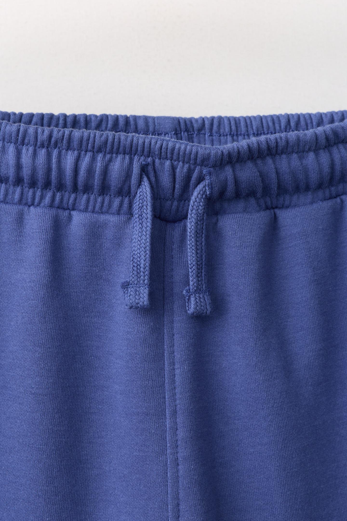 Детский комплект Zara Interlock Text T-SHIRT and Shorts Set, цвет: Голубоватый — фото 7