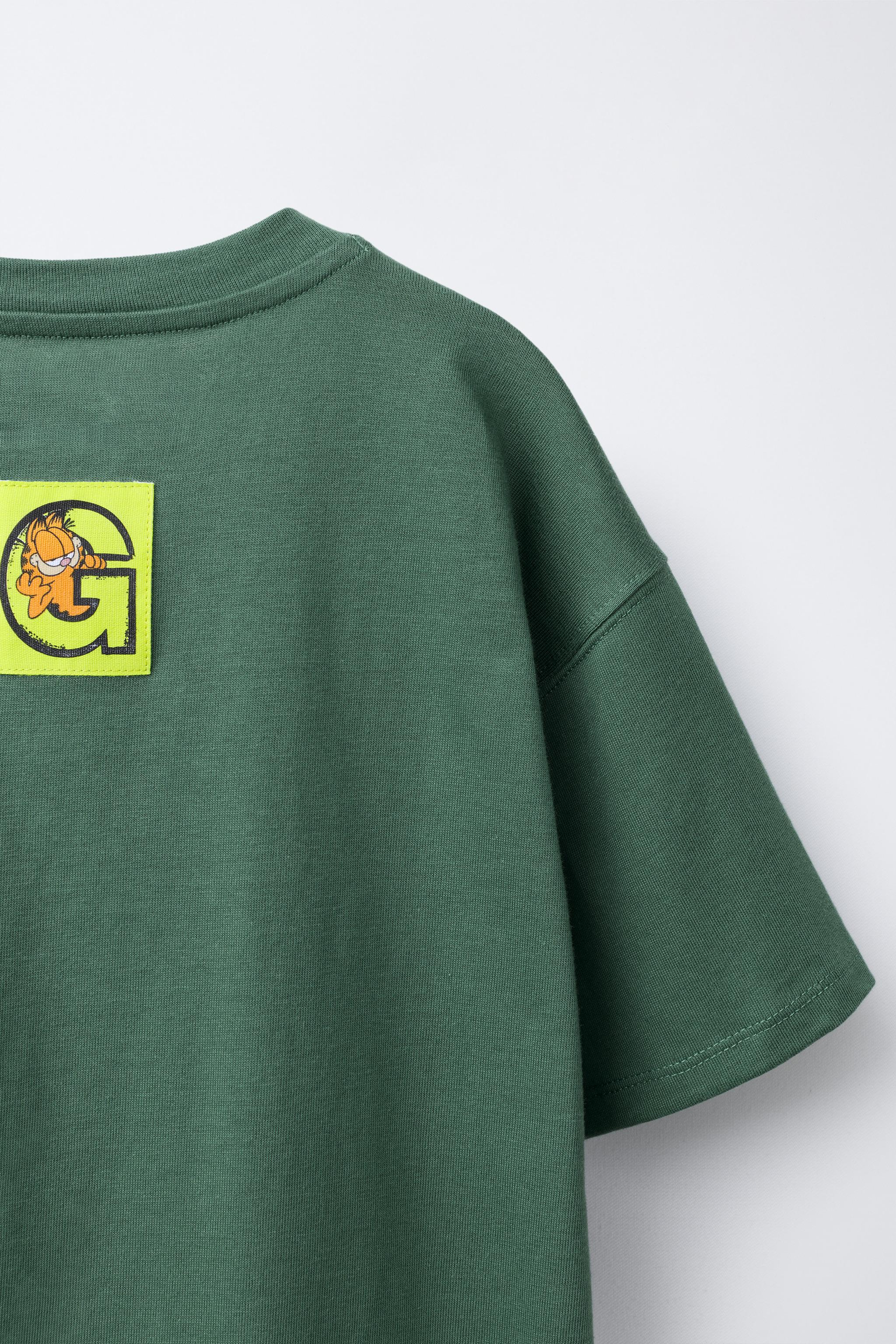 GARFIELD © PAWS INC GRAFFITI PRINT T-SHIRT