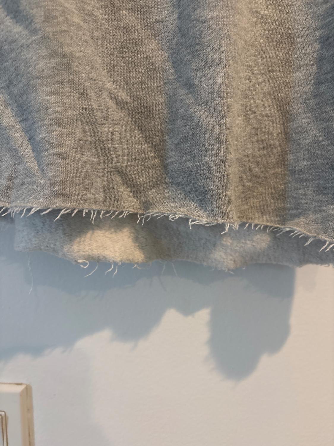 FRAYED BOTTOM HEM HOODIE - Image 4