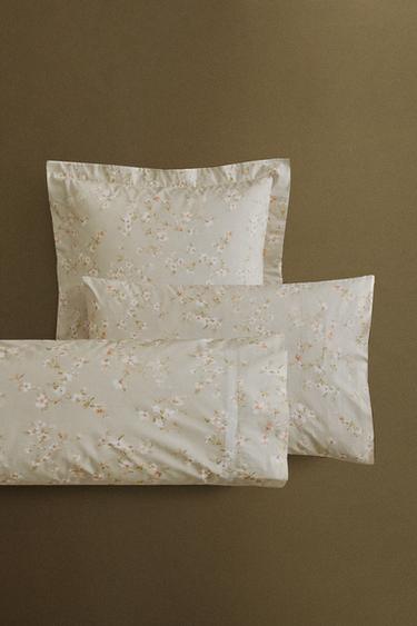FLORAL PRINT PILLOWCASE - Green by Zara - Image 5