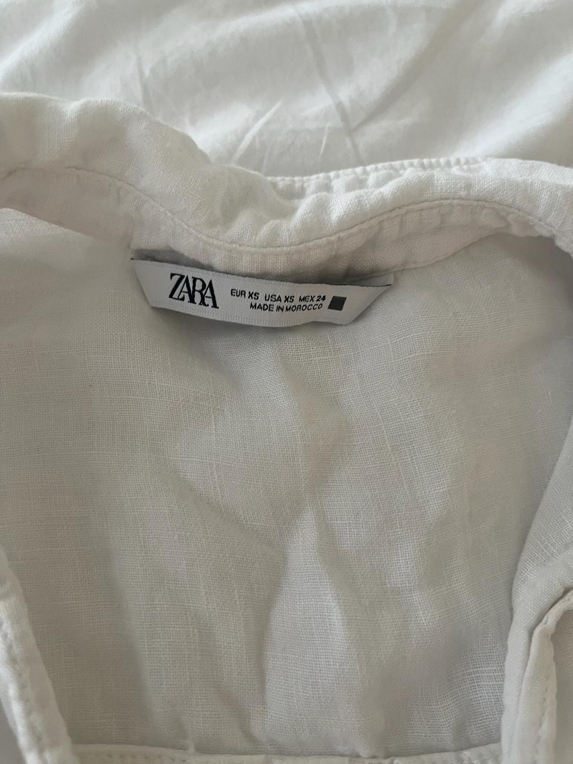 CROPPED LINEN SHIRT - Image 4