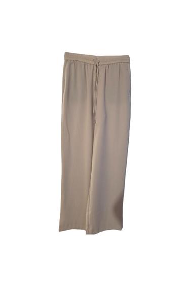 PANTALONI AMPI CON ELASTICO IN VITA E LACCI