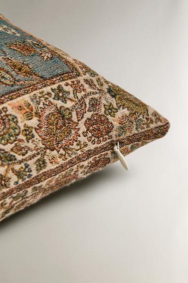 JACQUARD CUSHION COVER - Blue by Zara - Image 3