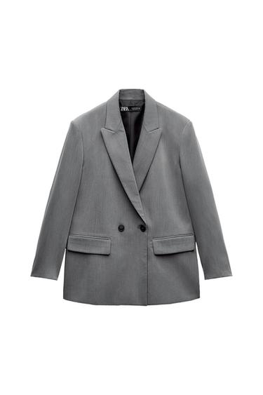 OVERSIZE BLAZER WITH PADDED SHOULDERS