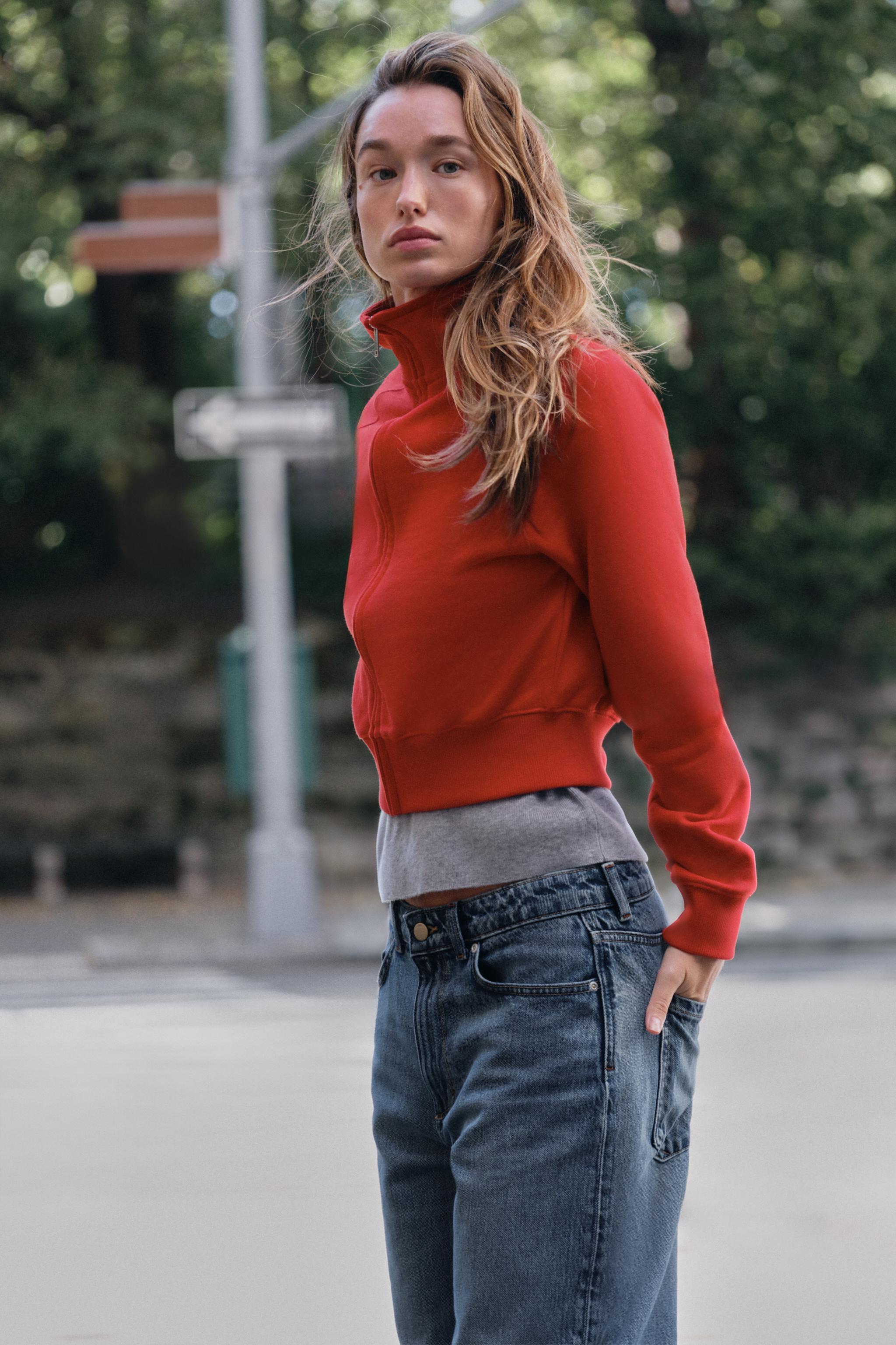 Back Label Sweatshirt by Zara